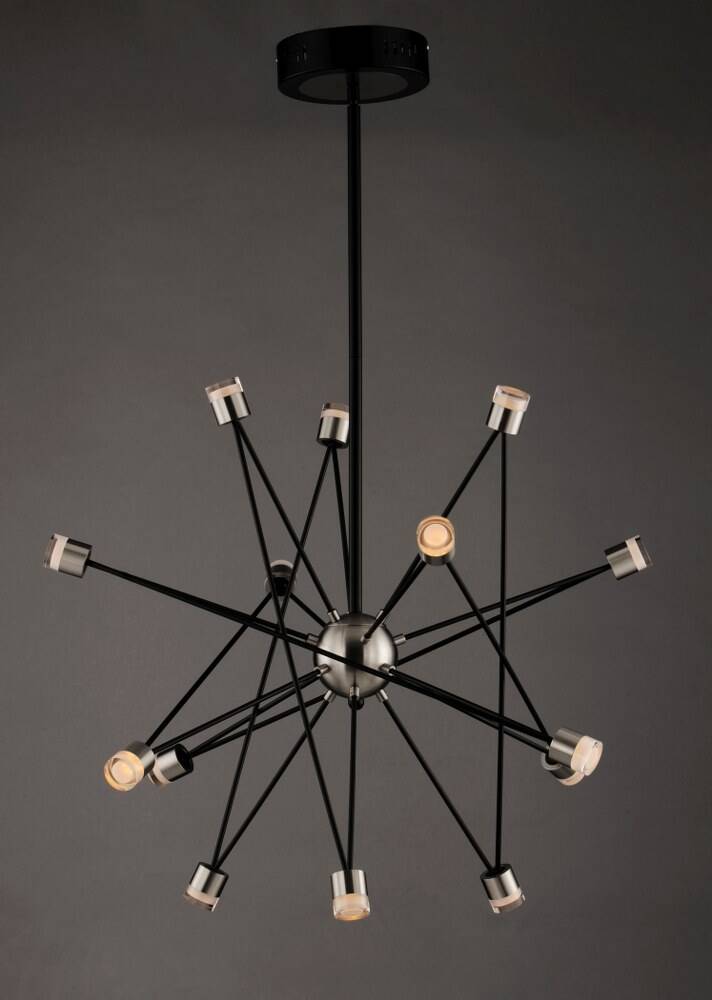 ET2 Lighting - LED Chandelier - Phaeton-37.8W 14 LED Pendant-30 Inches wide by - image 3 of 7