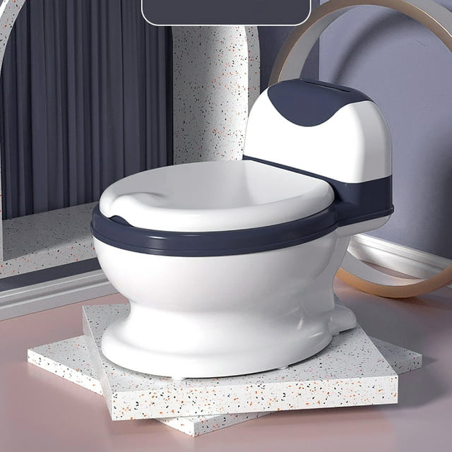 Silla De Baño Realista Para Bebé, Extraíble, Multifuncional Con Cepillo De Limpieza Para El Entrenamiento De Niños Pequeños