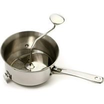 Norpro Handheld Stainless Steel Multi Purpose Food Mill Ricer Strainer, Silver