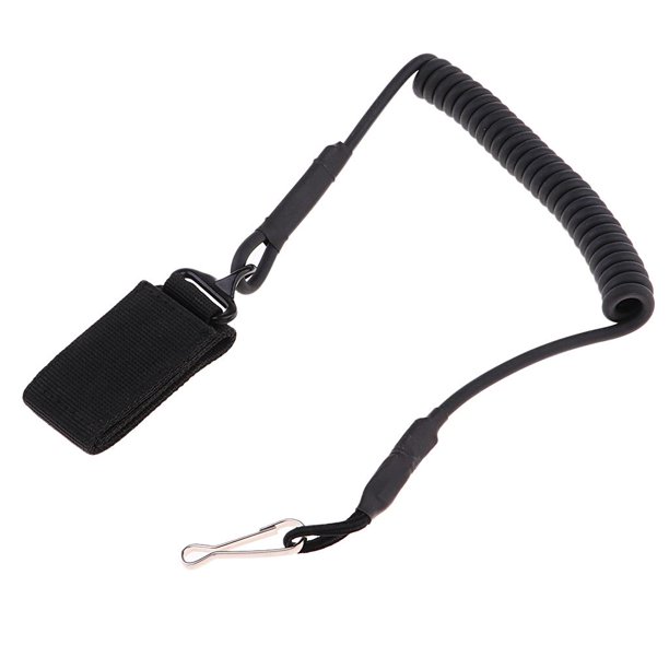 Cuerda Antirrobo Perdedora Seguridad Correa Elástica Accesorios De Deportes Acuáticos Aire Libre Acampada Negro Sunnimix Correa de seguridad con cordón elástico