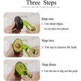 thumbnail image 3 of Cortador divisor de aguacate, cubiertos verdes, cuchillos para frutas, plástico PP, cortador divisor de aguacate de grado alimenticio -, 3 of 5