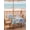 Spring Blue, variant on Outdoor Tablecloth with Umbrella Hole and Zipper, Easter Rectangle Table Cloth 54x80 Inch Waterproof Tablecloth, Farmhouse Retro Spring Rabbits Gnomes Blue Flowers Picnic Table Cover for Patio