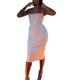 thumbnail image 4 of Txlixc Vestido de tirantes delgados para mujeres, mono de tirantes de spaghetti sólido sexy sin mangas para adultos Txlixc  moda, 4 of 9
