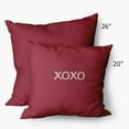 thumbnail image 4 of Simply Daisy 20 inch XOXO Valentines Indoor/Outdoor Throw Pillow, 4 of 4