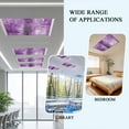 thumbnail image 4 of Purple Fluorescent Light Covers for Ceiling Lights 4x2 feet,3 Pack Magnetic Light Filters for Classroom,Retro Oil Painting Modern Abstract Art Aesthetics Fluorescent Light Shade Panel for Office, 4 of 9