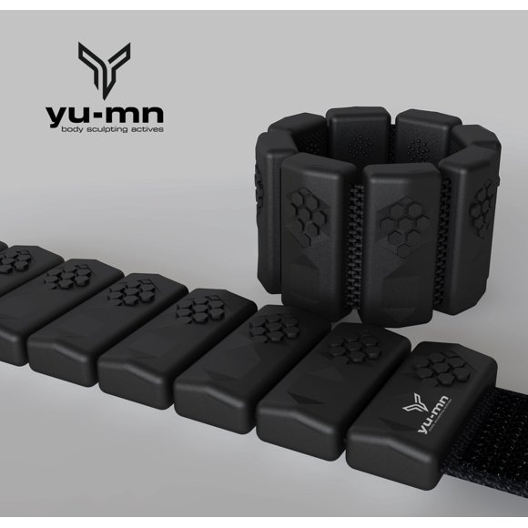 Yu-mn 2.2Ibs Weighted Bangles, Black