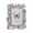 silver, variant on Classical Ornate Photo Frame Feature Multilayer Butterfly Carvings Resin Memorable Frame Stylish Embossed Shelf Decors