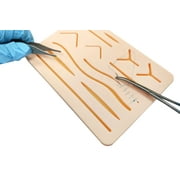 Upgraded Large 3-Layer Suture Pad with Wounds for Practicing Suturing