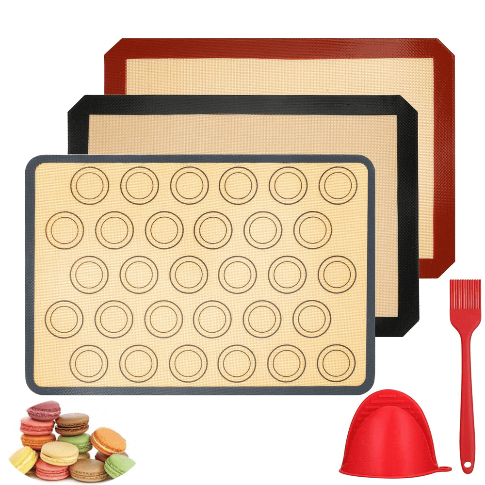 Silicone Baking Mat Kitchen Oven Non-Stick BPF Free Safe Tray Pastry Pizza Pad 