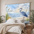 thumbnail image 3 of Coastal Birds Large Tapestry for Bedroom Wall Hanging Tapestry, Blue Sky Heron Seabird Tropical Beach Ceiling Backdrop Tapestries Poster Blanket Wall Decor for Teens Room Living Room Dorm 86" x 104", 3 of 8