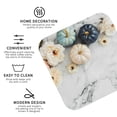 thumbnail image 4 of Pofeuu Pumpkin And White Marble Print Leather Coasters Set of 6, Round Cups Mugs Mat Pad for Home Kitchen Heat Resistant Drink Coasters,Square, 4 of 7