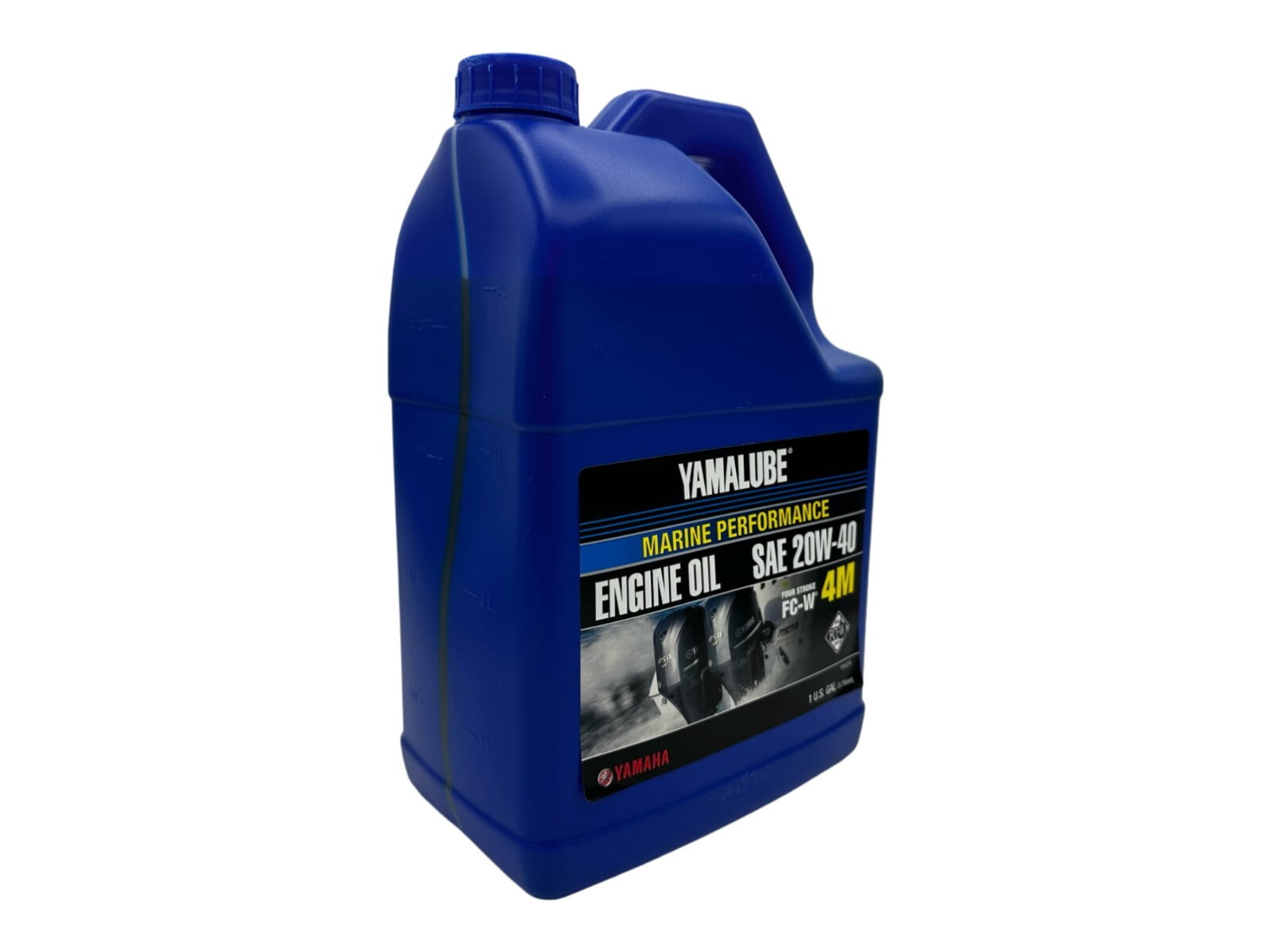 Yamaha OEM Yamalube Marine 20W-40 Engine Oil LUB-20W40-FC-04 Gallon