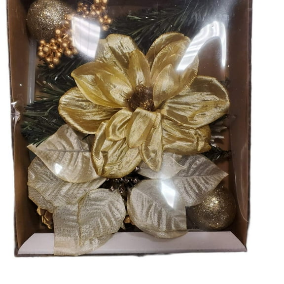 Ashland Gold Floral 35-Piece Christmas Decor Set