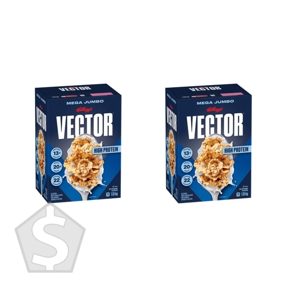 Kellogg’s Vector Breakfast Cereal, 1.13 kg (Pack of 2), 2.26 kg Total,