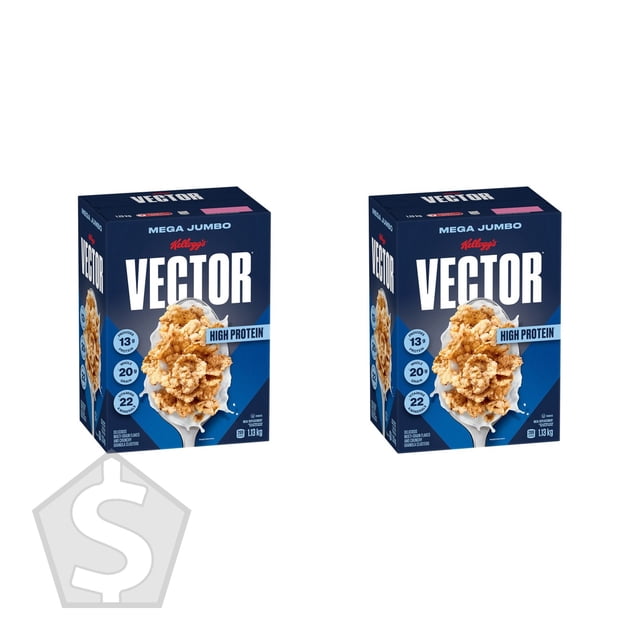 Kellogg’s Vector Breakfast Cereal, 1.13 kg (Pack of 2), 2.26 kg Total,