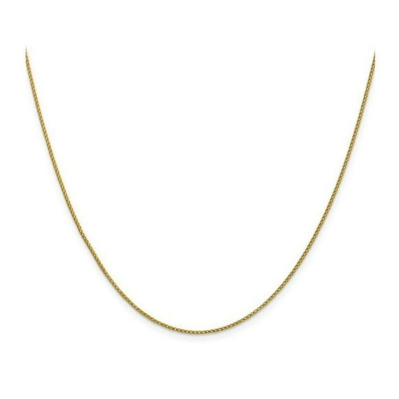 18 inch 14 Karat Yellow Gold Diamond-Cut Franco Chain in (1.00mm)