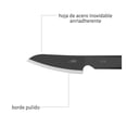 thumbnail image 3 of HUDSON VALLEY | Cuchillo Utilitario de Cocina 10.8 cm Acero Inoxidable, Hoja Filo Plano Ultra Afilado, Mango Ergonómico, Corte Preciso y Duradero, Cuchillo Profesional para Chef, Color Negro, 3 of 4