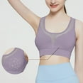 thumbnail image 6 of Everyday Bras for Women Work Out Attire for Women Profit Seamless Sports Bra Sports Bra Cups Athletic Clothes Workout Tops for Women Pack Athletic Wear for Women Yoga Sports Bras for Women Purple M, 6 of 9