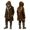 Brown, variant on Gyexs Christian Hoodies for Kids Norse Mythology Hooded Cloak Halloween Themed Party Wear Brown 2-3 Years