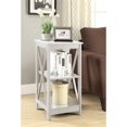 thumbnail image 2 of Pemberley Row Wood White End Table Square 24" Unassembled, 2 of 3