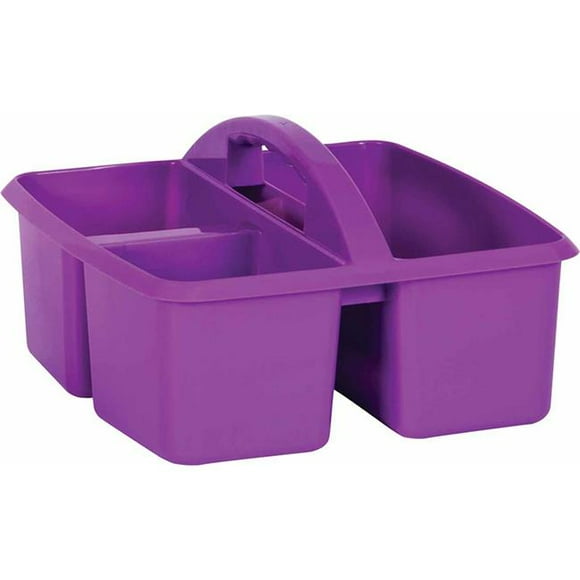 Caddy de Rangement en Plastique Violet - 6 Pièces