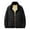 Z3 Black, variant on Daznico Men's Winter Thermal Insulated Hooded Coat Lined Jacket for Cold Weather Outdoor Activities,Size:XXL