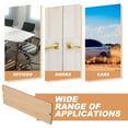 thumbnail image 6 of HEMOTON Bamboo Blank Sign for Decoration Khaki Color Versatile DIY Project 4 Pieces, 6 of 8