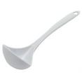thumbnail image 2 of Chef Craft 10.5" Long Melamine Serving & Cooking Ladle - Dishwasher Safe Soup Spoon - White 3 Pack, 2 of 4
