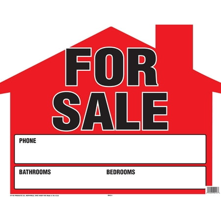15x19 Shaped House For Sale Sign