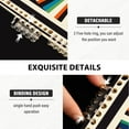 thumbnail image 3 of FORMRS 1-Subject Spiral Notebook 8" x 5" College Ruled 60 Refillable Sheet A5 Hard Cover, 2 Pack, Geometric Stripes, 3 of 7