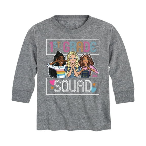 Barbie - Back To School - 1st Grade Squad - Toddler And Youth Long Sleeve Graphic T-Shirt
