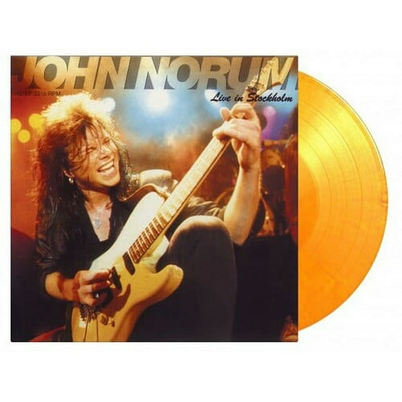 John Norum - Live In Stockholm - Vinyl Orange 'Flaming' Limitée 180 Grammes