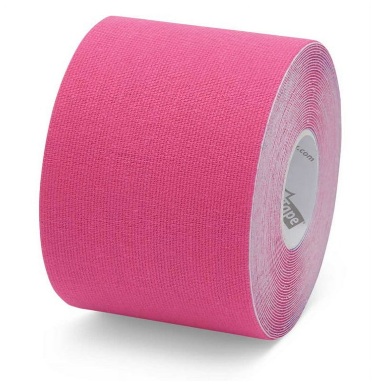 K-Tape Original Latex-Free Kinesiology Tape with High Quality Cotton and  Long Lasting Physiobond Adhesive - Single Roll - Red