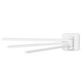 thumbnail image 2 of Yesbay Rotating Towel Rack 3 Poles 180 Degree Rotation Wall-mounted Punch-free Bathroom Bath Ball Kitchen Dish Rag Utensil Holder Wardrobe Organizer, 2 of 7