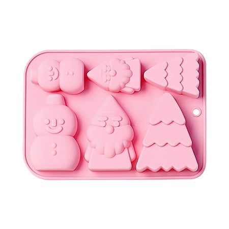 

Christmas Chocolate Cake Molds Christmas Molds Silicone Non Stick Christmas Baking Molds For Chocolate Candy Small Pound Cake Pan Small round Cake Pans Small Rectangle Silicone Molds Bear Chocolate