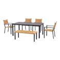 Better Homes & Gardens Ventura Outdoor Patio Dining Chairs, Black, Set