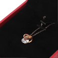 thumbnail image 2 of Red Jewelry Storage Box Pendant Necklace Display Gift Box Ring Case Engagement Wedding Box, 2 of 5