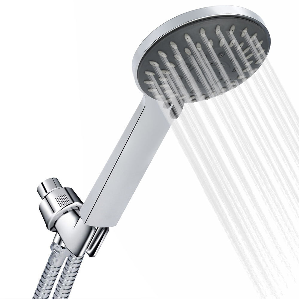 Water Shower Head Super Low Pressure Boosting Bath Saving Pinhole Abs Chrome jet