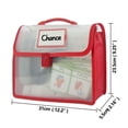 thumbnail image 3 of JZROCKER Handheld File Bag Portable Project Case Handheld Book Bag Clear Label Window, 3 of 10