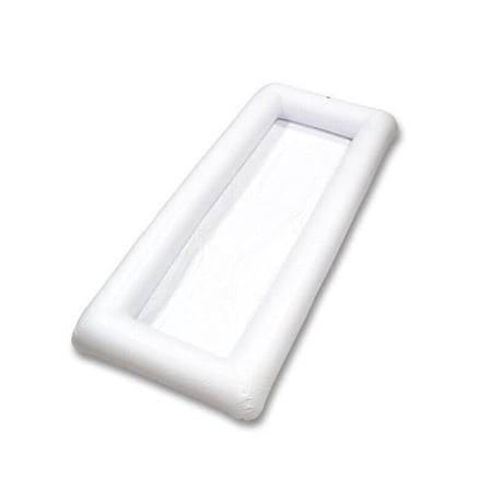 GLDZI Inflatable Ice Container Summer Party Pool Toys & Floats, White, 51"