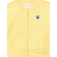 thumbnail image 6 of Wonder Nation Toddler Girls Full Zip Athletic Jacket, Sizes 12M-5T, 6 of 7