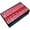 Red-Arcadian, variant on Marion & Co. Domino Double Nine Red Jumbo Tournament Size Domino with Spinners in an Arcadian Paper Covered Box.
