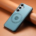 thumbnail image 4 of for Samsung Galaxy S23 Magnetic Case, PU Leather Case [Compatible with MagSafe] [Military Grade Drop Tested] Ultra Slim Shockproof Non-Slip Anti-Fingerprint Phone Case,Blue, 4 of 4