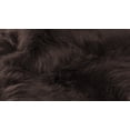 thumbnail image 2 of 5' X 8' Chocolate Faux Fur Non Skid Area Rug, 2 of 3