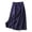 Navy*, variant on RUTAYY Women's Skirt Casual Solid Color A-Line Summer Elastic Waist Large Skirt Soft Comfortable Holiday Chic Midi Skirt