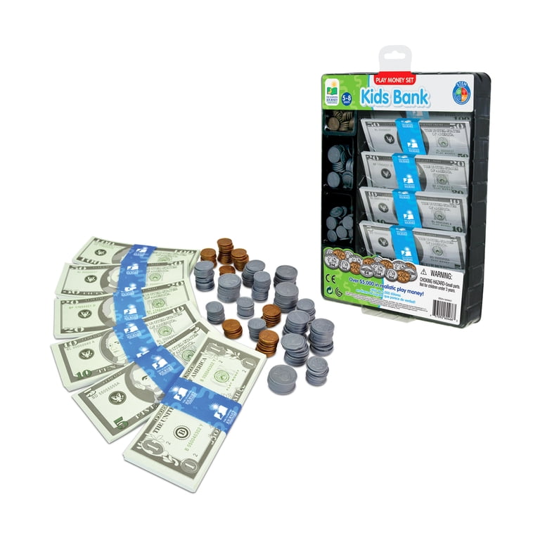 The Learning Journey Play Money Set - Kids Bank - Walmart.com