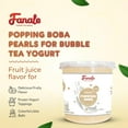 thumbnail image 4 of Fanale Popping Boba Pearls for Bubble Tea, Yogurt Flavor, Bursting Boba for Shakes, Desserts, and Smoothies, 7 lb (Pack of 4) FPB011-CS, 4 of 7