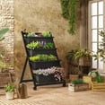 Elegant Vertical Raised Garden Bed w/Wheels,4 Tiers Freestanding