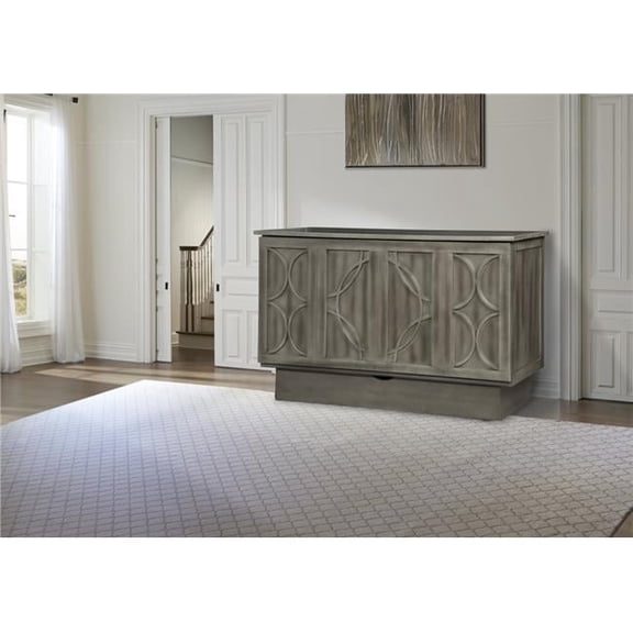 Creden-ZzZ 543-20 Brussels Charcoal Cabinet Bed, Queen Size
