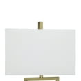 thumbnail image 6 of CosmoLiving by Cosmopolitan 27"  Geometric Gold Table Lamp with Cream Linen Shade, 6 of 11